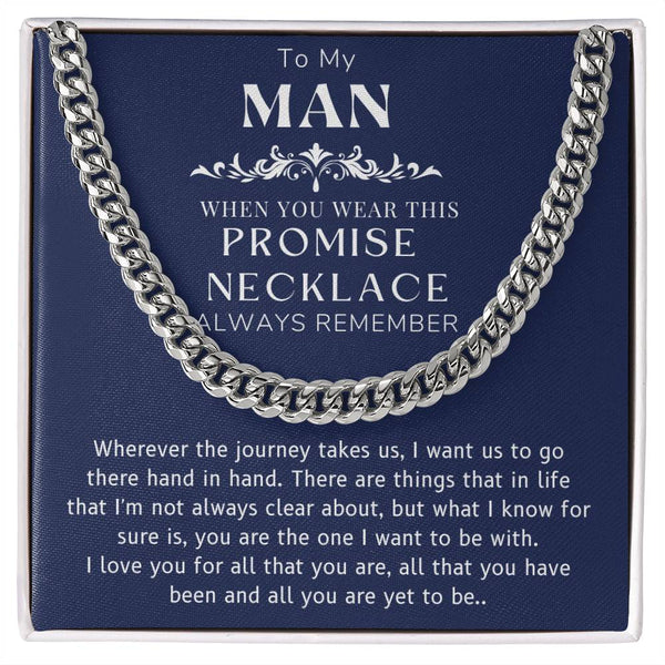 to my man ( promise necklace )